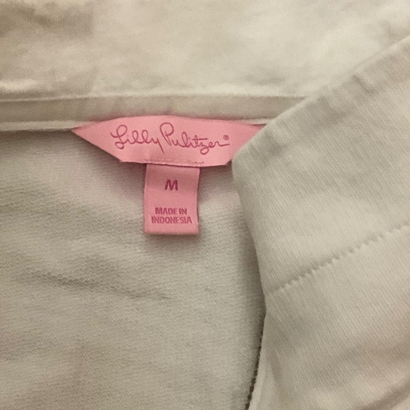 Lilly Pulitzer Zip Sweatshirt with Pineapple - Picture 6 of 11